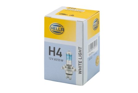 ŻARÓWKA H4 12V 60/55W HELLA 8GJ223498121 H4 WHITE LIGHT