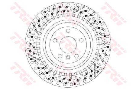 TARCZA HAMULC. MERCEDES W166 M-KLASA  11- TYŁ