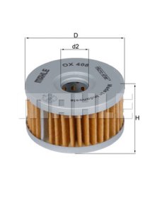 FILTR OLEJU MAHLE OX408 MH69