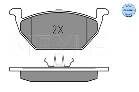 KLOCKI HAMULC. VW GOLF IV  97-