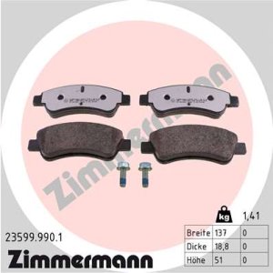 KLOCKI HAMULC. PEUGEOT 307 1,4I  01-