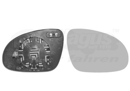 WKŁAD LUSTERKA VAN WEZEL 5895838 5M0857522F VW