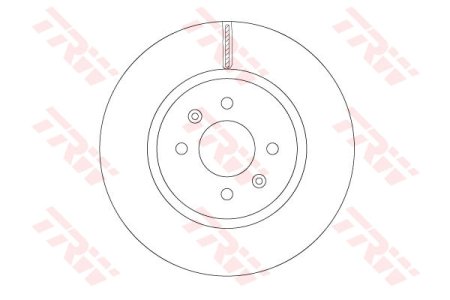 Tarcza hamulcowa TRW DF6842 51712C8500 KIA RIO IV  17- przód