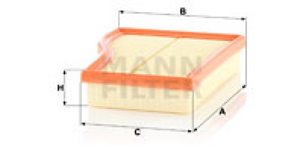 FILTR POWIETRZA MANN-FILTER C26017 MERCEDES-BENZ A W177