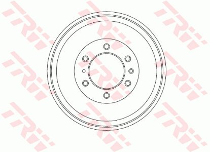 Bęben hamulcowy TRW DB4452 8980618130 ISUZU D-MAX  12-
