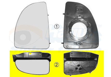 WKŁAD LUSTERKA VAN WEZEL 1747834 71716697 CITROEN PEUGEOT FIAT