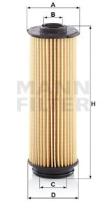 FILTR OLEJU MANN-FILTER HU6022Z BMW 1 3 4 5 6 7