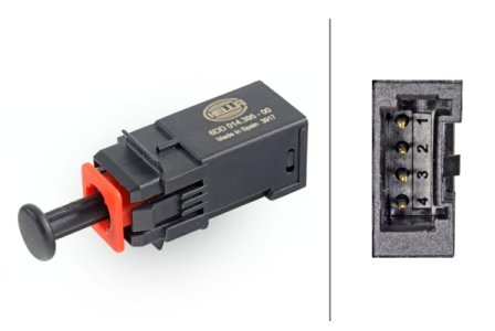 WŁĄCZNIK ŚWIATEŁ STOP HELLA 6DD014395001 6240462 ABARTH CITROEN FIAT OPEL