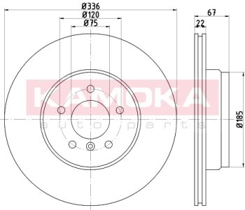 TARCZA HAMULC. TYŁ BMW 3 (E90/E91) 05-11