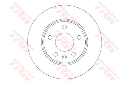 TARCZA HAMULC. OPEL ZAFIRA B  06- TYŁ