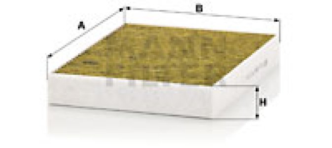 FILTR POWIETRZA KABINOWY MANN-FILTER FP23014-2 FRECIOUSPLUS BMW