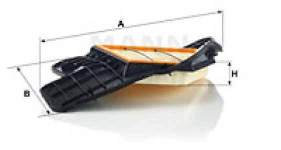 FILTR POWIETRZA MANN-FILTER C20028 BMW 5 6 7 X5 X6