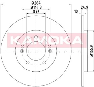 TARCZA HAMULC. TYŁ HYUNDAI I40 11-