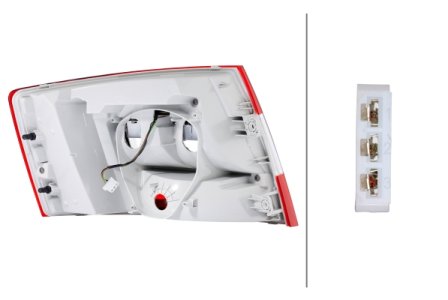 LAMPA TYLNA SKODA HELLA 2SK011082101 5E5945112A