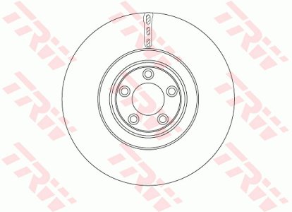 TARCZA HAMULC. JAGUAR XJ  09- PRZÓD