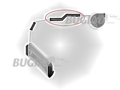 PRZEWÓD INTERCOOLERA FIAT FIORINO, PEUGEOT