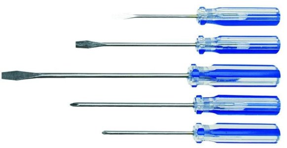 WKRETAKI KOMPLET 5 SZTUK NIEBIESKIE