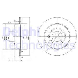 TARCZA HAM.NISSAN ALMERA