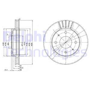 TARCZA HAM.MITSUBISHI GALANT