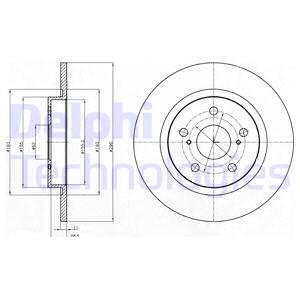 TARCZA HAM.TOYOTA AVENSIS TYL