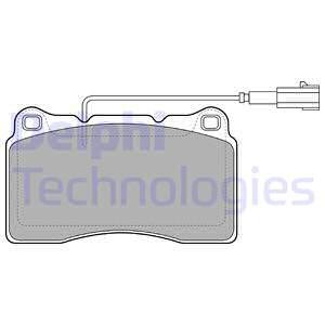 KLOCKI HAMULCOWE DELPHI LP2045 ALFA 159