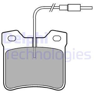 KLOCKI HAM.PEUGEOT 406 TYL Z CZUJ