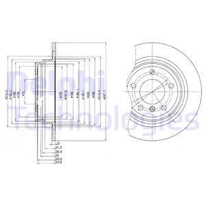 TARCZA HAM.BMW 5 E39 TYL