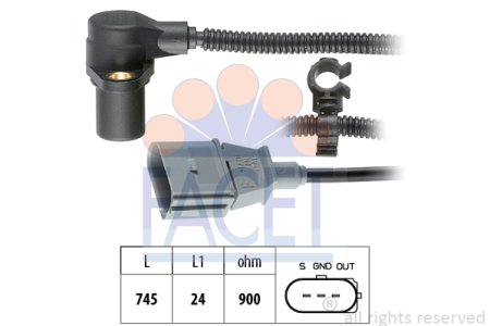 CZUJNIK OBROTOW WALU KORB. VW