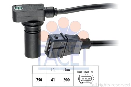 CZUJNIK OBROTOW WALU KORB. AUDI