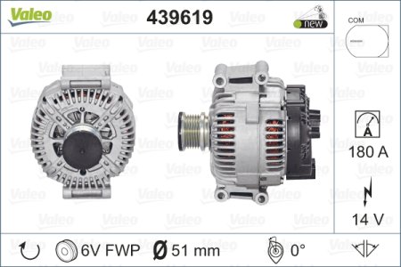 ALTERNATOR VALEO 439619 