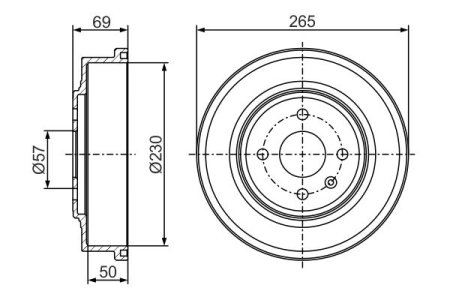 Bęben hamulcowy BOSCH 0986477277 