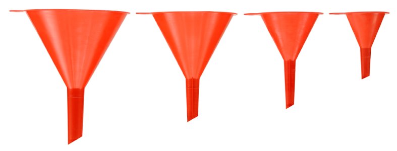 Zestaw lejków 4szt VOREL 83005 