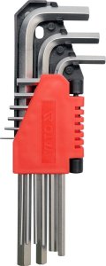 KLUCZE HEX 9CZ. YATO YT 0500 1,5-10MM CRV