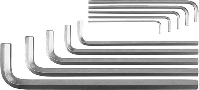 KLUCZE HEX 10CZ 3-17MM DLUGIE CRV KASETA