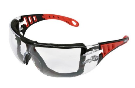 OKULARY OCHRONNE BEZBARWNE Z PASKIEM