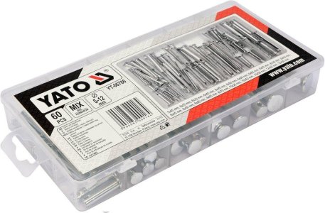 60 SZT SWORZNI Z LBEM I OTWOREM