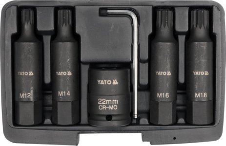 ZESTAW BITOW UDAROWYCH SPLINE 3/4CAL