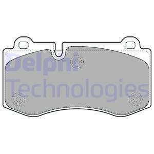 KLOCKI HAMULCOWE DELPHI LP1980 MERCEDES S W221 05