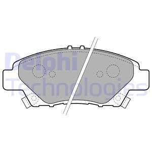 KLOCKI HAMULCOWE DELPHI LP2194 HONDA JAZZ III 08