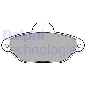 KLOCKI HAMULCOWE DELPHI LP2013 