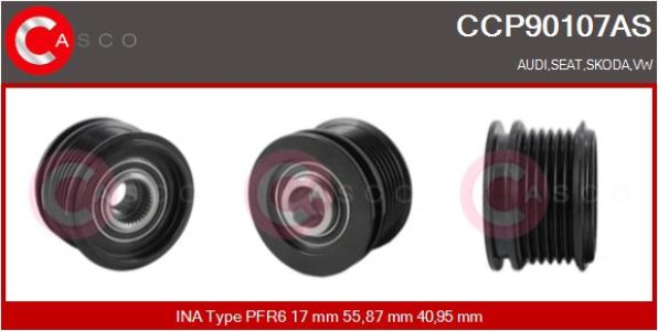 KOLO PASOWE WOLNOBIEZNE ALTERNATORA