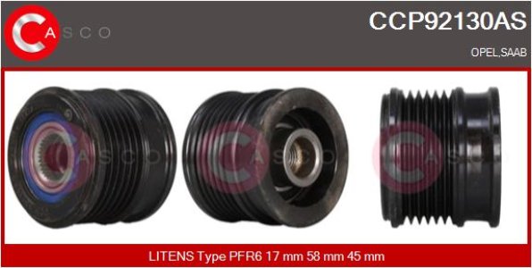 KOLO PASOWE WOLNOBIEZNE ALTERNATORA