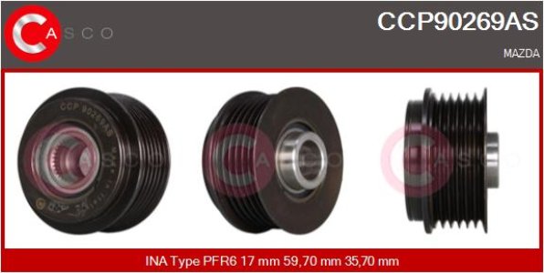 KOLO PASOWE WOLNOBIEZNE ALTERNATORA