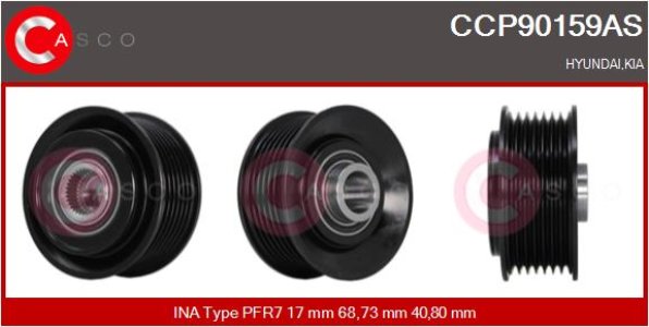 KOLO PASOWE WOLNOBIEZNE ALTERNATORA