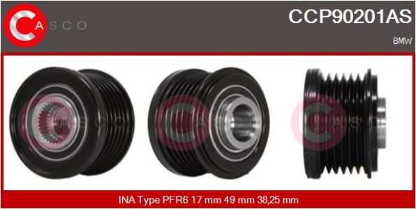 KOLO PASOWE WOLNOBIEZNE ALTERNATORA