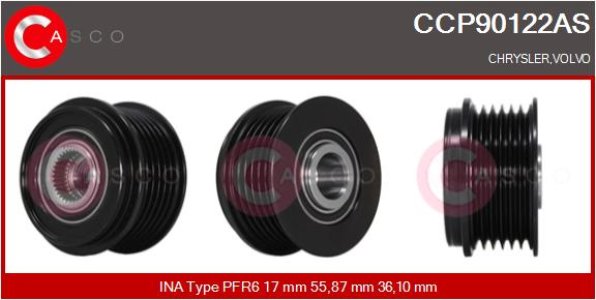 KOLO PASOWE WOLNOBIEZNE ALTERNATORA