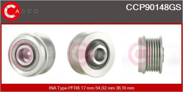 KOLO PASOWE WOLNOBIEZNE ALTERNATORA