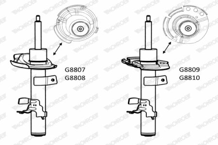 AMORTYZATOR FORD KUGA II 13- PP
