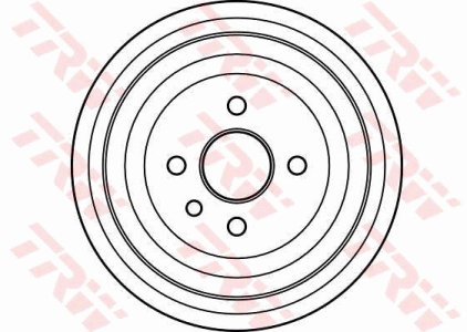 Bęben hamulcowy TRW DB4003 568056