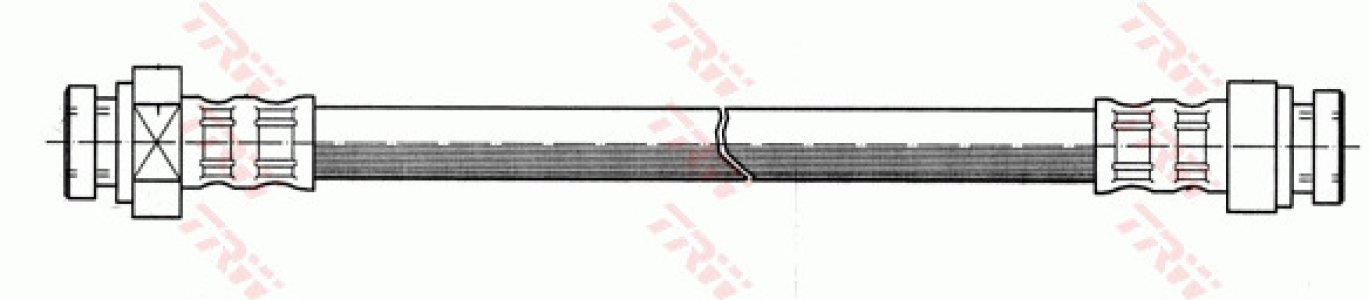 Przewód hamulcowy giętki TRW PHA188 5156083031